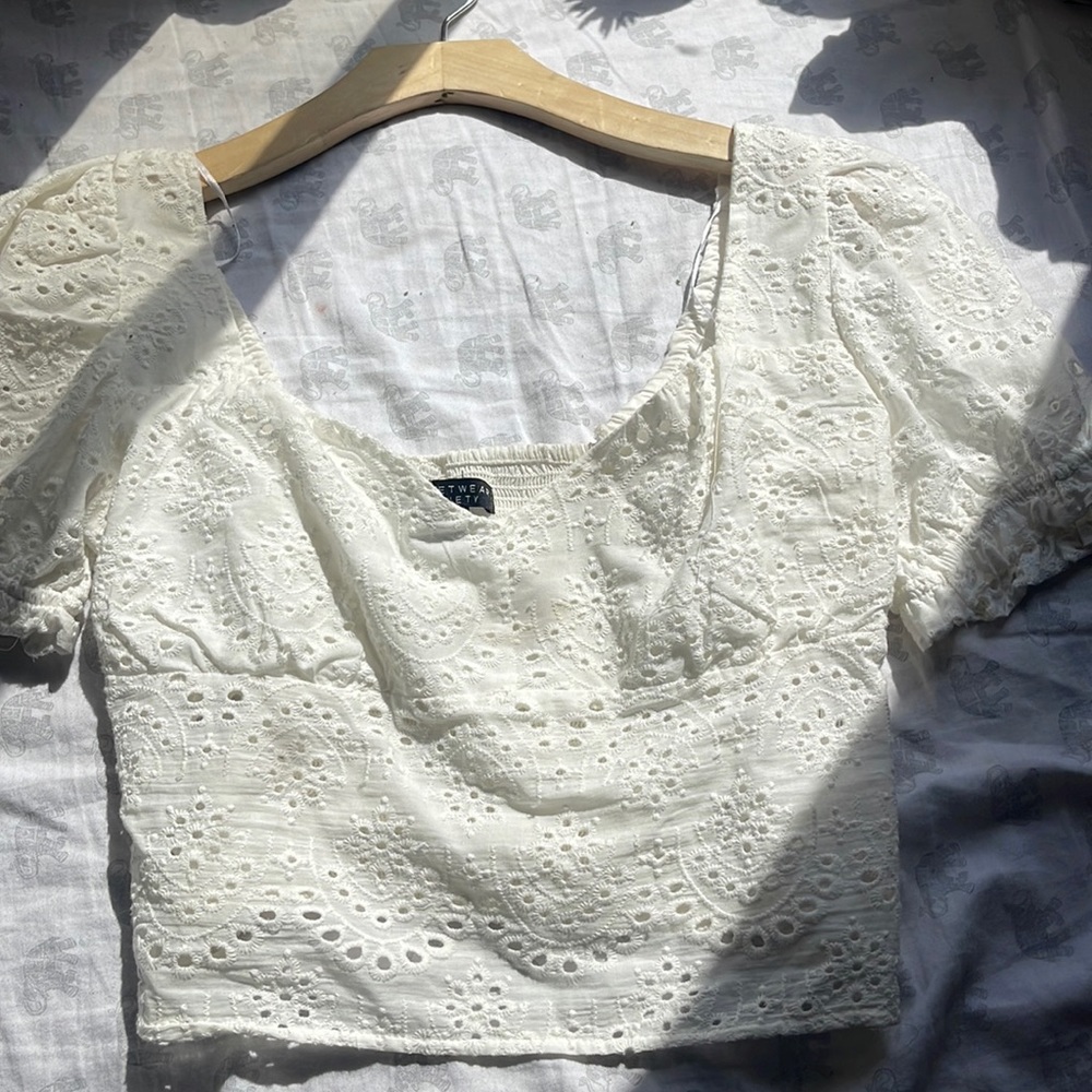 white summer top